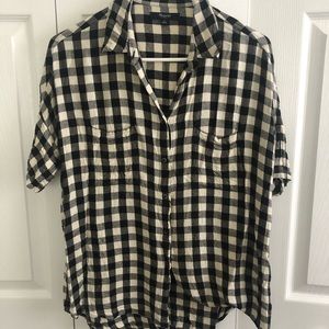 Madewell soft flannel button up